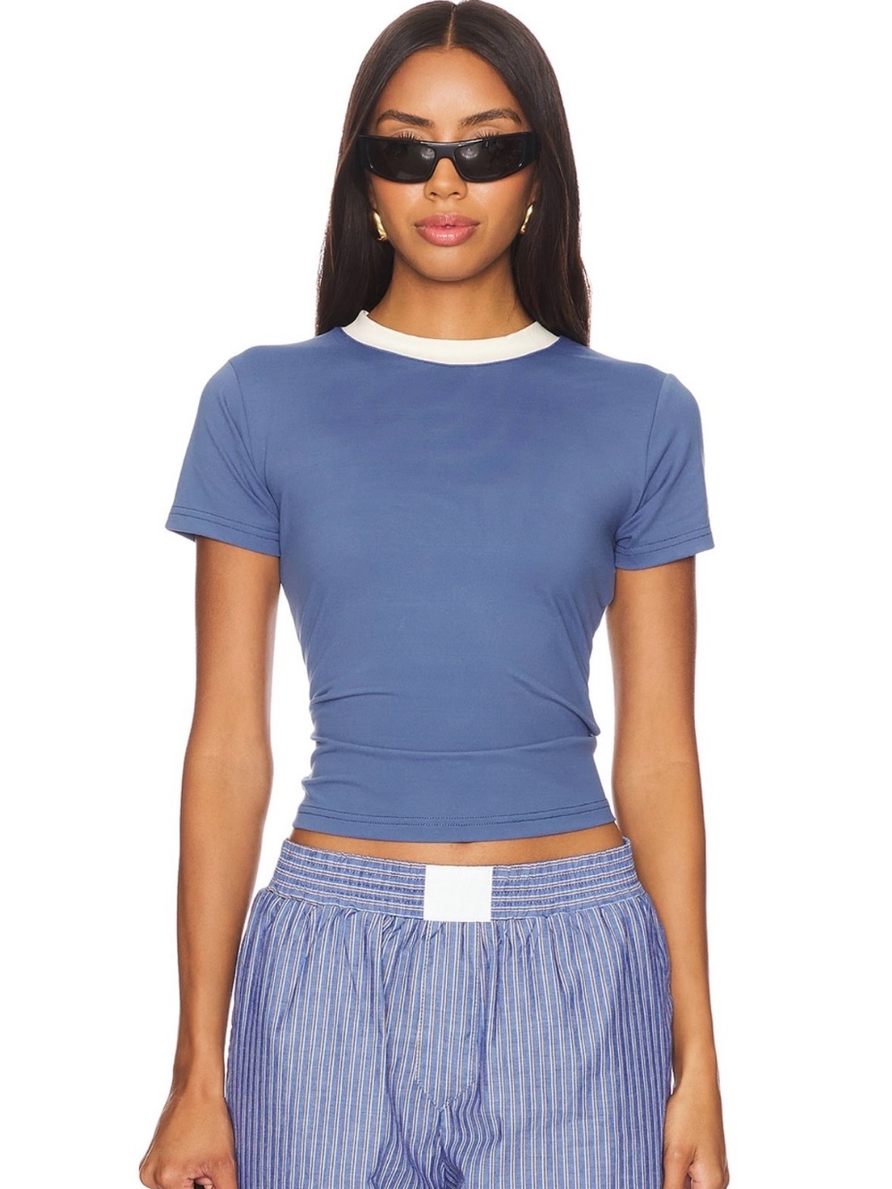 Lioness Club House Baby Tee in Navy size XXS